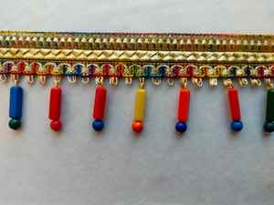 Luxury Eco-Friendly Polyester/Cotton Beaded <b>Fringe</b> Trim Wholesale Sparkling Crystal Tassel Ribbon Garment Wedding Decor <b>Curtains</b> - Product Image 5