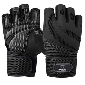 Guantes de levantamiento de pesas Guantes de gimnasio de entrenamiento sin dedos Bolsa con logotipo personalizado Guantes de gimnasio unisex de protección OEM para productos unisex. - Product Image 5