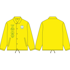 เสื้อแจ็คเก็ตสายสไตล์ใหม่สําหรับขาย Chi Eta Phi สังคมและพันธมิตรภาพเย็บปักถักร้อยผู้หญิงเสื้อแจ็คเก็ตสาย XHO ผู้หญิงปัก - Product Image 1