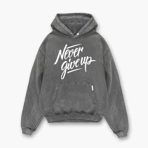 Pull à capuche imprimé Dtf et sweat-shirt pour hommes logo personnalisé à capuche manches longues en coton polaire - Product Image 1