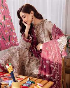 Vestido Formal de Trabajo para Mujer, Moderno, de Excelente Calidad, Último Modelo 2025-2026, Salwar Kameez de Algodón para Fiesta 01191 - Product Image 3