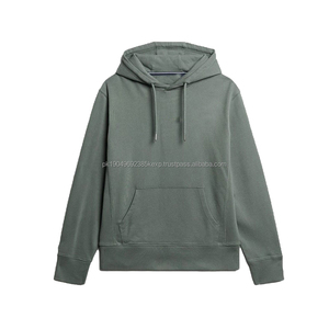 Customized Men's Pullover Hoodies Embroidered Logo Relaxed Fit Sweatshirts for Winter Digital Printing Plain Dyed Technics - Product Image 3