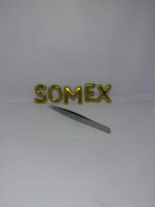 Pinzas de extensión de pestañas profesionales para punta recta y curva para pinzas de pestañas de acero inoxidable - Product Image 2