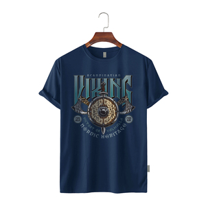 เสื้อยืดแฟชั่นพิมพ์ลายผู้ชายปี 2026 เสื้อยืดลำลองผ้าฝ้ายโลโก้สั่งทำ ผู้ผลิต OEM บังกลาเทศ ผู้จัดจำหน่ายขายส่งสำหรับไซส์พลัส - Product Image 4