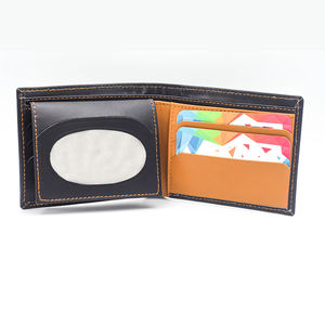 Precio al por mayor de fábrica Logotipo personalizado Hombres Cartera de cuero Por encargo Precio competitivo Hombres Cartera de cuero para hombres - Product Image 3