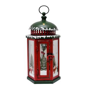 Lanterne de luxe bougeoir en métal de qualité Lanterne de Noël décorative pour la maison avec couvercle en fer Lanterne décorative de jardin intérieur - Product Image 2