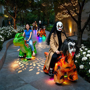 <span class=keywords><strong>Tren</strong></span> Animatrónico Eléctrico <span class=keywords><strong>Fantasma</strong></span> para Grandes Centros Comerciales, Parque de Motivos de Dinosaurios Interior - Product Image 4