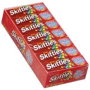 Best Price for <b>Skittles</b> Fruit Flavored Bubble Gum Chewing Gum in Bulk Box OEM Service Available - Product Image 2