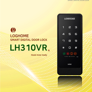 Evernet LH310VR-N Smart Rim <span class=keywords><strong>Lock</strong></span> haaktype wachtwoordbeveiliging voor stalen deuren, schuifdeuren, huishoudelijk gebruik, gemaakt in Korea, zwart - Product Image 3