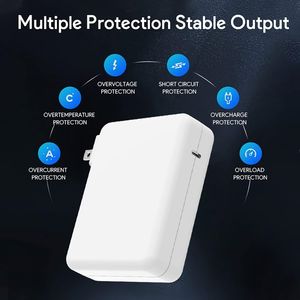 Nouvel <span class=keywords><strong>adaptateur</strong></span> secteur USB-C à charge rapide 140W pour <span class=keywords><strong>MacBook</strong></span> Pro/<span class=keywords><strong>Air</strong></span> 16/15/14/13 pouces/<span class=keywords><strong>M1</strong></span>/M2/M3/ pour iPad Pro 2023/2022 Appareil USB C - Product Image 5