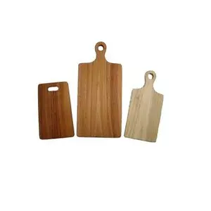 Ensemble de trois planches à découper légumes et fruits bloc hachoir pour cuisine utilisation nouvellement Design planche à découper en bois