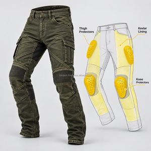 Modern <b>men</b> <b>biker</b> <b>jeans</b> combining premium denim reinforced panels comfortable fit and rugged styling for everyday - Product Image 6