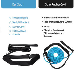 Attache de natation Aqua Anchor: harnais de natation stationnaire et ceinture de résistance d'entraînement - Product Image 3