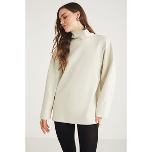 Felpa da Donna ETHIQUET <span class=keywords><strong>Hermione</strong></span> 100% Cotone Organico con Collo Alto e Maniche a Campana - Product Image 6