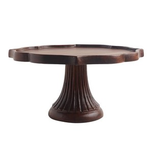 Decoración de bodas y fiestas Elegante y elegante redondo Jali Soporte de pastel de madera Herramientas personalizadas Característica de diseño Material ecológico - Product Image 5
