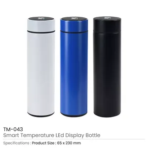 Double Wall Vacuum <b>Bottles</b> with Temperature Display 500ml - Product Image 5