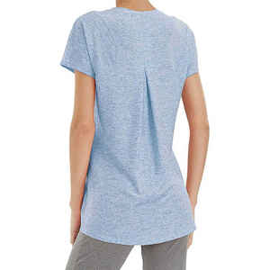 Respirant pas cher en vrac femme plaine Design de mode impression personnalisée 100% coton doux lâche femmes t-shirts OEM ODM Service Design - Product Image 3