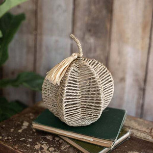 Calabaza tejida rústica decoración de calabaza de Halloween grandes decoraciones de Halloween para vacaciones de Halloween - Product Image 4