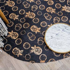 Mantel Individual Redondo de Algodón Estampado, Decorativo, con Elegante Diseño de Frutas para Mesa de Comedor, Cocina, Hogar, Hotel - Product Image 3