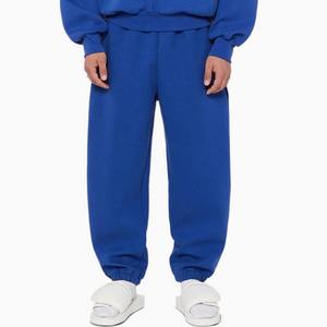 Pantalon de jogging OEM pour hommes, design surdimensionné plat brodé vintage, pantalon de survêtement léger, jambe large, taille élastique personnalisée en usine - Product Image 5