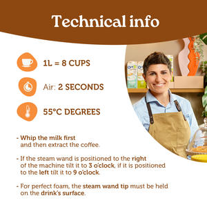 Boisson à base d'amandes OraSi Barista pour professionnels, 1 litre, 12 unités, durée de conservation de 420 jours - Product Image 4