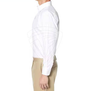 Camisas formales para hombre Manga larga Slim Fit Estilo profesional Material transpirable Servicio OEM disponible - Product Image 3