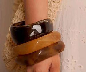 Bracelets et joncs en résine pour femmes, nouvelle collection, bijoux de style ange pour les fêtes et les mariages, haute qualité - Product Image 2