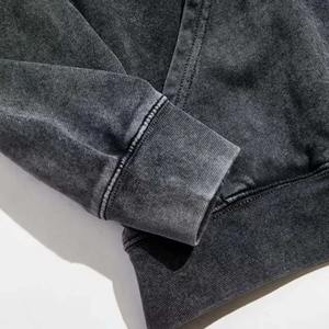 เสื้อมีฮู้ดสำหรับผู้ชายเสื้อมีฮู้ดผ้าซับลิเมชันกรดซักได้ออกแบบโลโก้ได้ตามต้องการ - Product Image 4