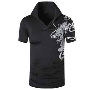 เสื้อโปโลสำหรับผู้ชายชุดยูนิฟอร์มผ้าฝ้ายธรรมดา - Product Image 3