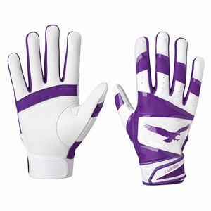 Gants de frappe de baseball en gros personnalisés, fermeture sécurisée, traction optimisée, amortissement des vibrations, gants de frappe de softball durables - Product Image 5