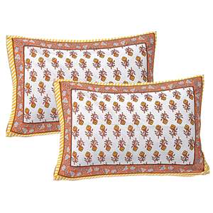 Juego de Sábanas Super King de 3 Piezas con Estampado Floral Amarillo, 100% Algodón, 240 Hilos, con 2 Fundas de Almohada y Edredón para Uso Doméstico (SHKV1092) - Product Image 3
