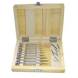 Screw <b>driver</b> (<b>set</b> of 9) with extra blades watch tools - Product Image 1