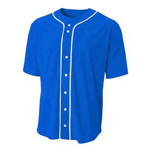Camisetas de béisbol lisas en blanco, camiseta de béisbol transpirable de malla de poliéster personalizada, camiseta de béisbol para hombre, sostenible, respetuoso con el medio ambiente - Product Image 3