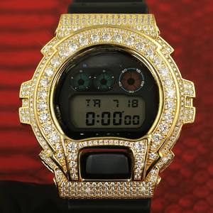 Reloj Mecánico ETA de Acero Inoxidable para Hombre de Primera Calidad, Cristal con Incrustaciones de Moissanita VVS, Diseño Analógico Antiguo de Lujo - Product Image 1