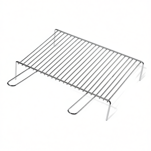Grill de barbecue robuste en acier 50x35cm avec finition chromée 00750 - Product Image 2