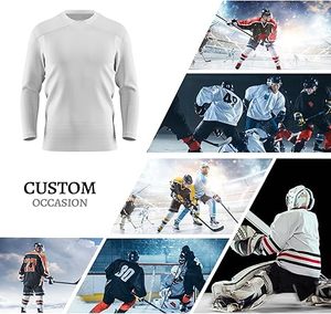 Le plus populaire concevez votre propre logo uniforme de hockey sur glace grande taille pour adulte - Product Image 1
