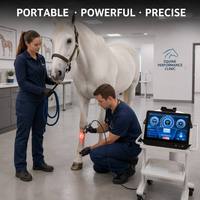 Sistema de Terapia Láser Veterinaria PHOMED CureLight Clase IV para Rehabilitación Animal, Manejo del Dolor y Recuperación Deportiva