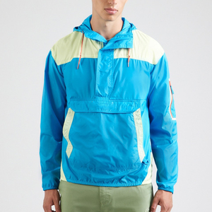 แจ็กเก็ตกันลมคอตั้งของผู้ชายเสื้อกันลมให้ความอบอุ่นด้านหน้าปรับแต่งได้แฟชั่นดีไซน์บางมีซิป - Product Image 1