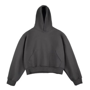 Pull à capuche surdimensionné unisexe de haute qualité Sweat en coton avec logo personnalisé Sweat à capuche lourd pour hommes Sweat-shirt personnalisé pour hommes - Product Image 2