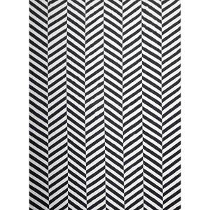 พรมขนสัตว์ทอมือลายตารางเชฟรอนรูปสี่เหลี่ยมผืนผ้า รุ่น ADWL-123 ยี่ห้อ Alhambra Ivory สำหรับห้องนอน ห้องนั่งเล่น เหมาะสำหรับวัยรุ่น - Product Image 1