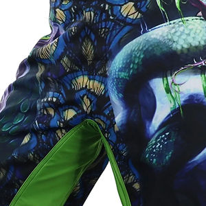 2025 Unisex Lightweight Sportswear Breathable Dragon MMA Shorts for Boxing and Other Martial <b>Arts</b> OEM Logo Printing - Product Image 5