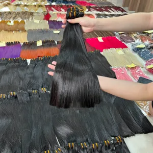 Beautiful Bone Straight Human Hair Extensions Best Selling Item Most Shiny Bundle Hair Vendors, Vietnamese Raw Hair, Hair Wigs