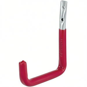 VORMANN Galvanized Steel <b>Wall</b> <b>Hook</b> U-Shape 150 mm Red Rubber Projection Coat <b>Rack</b> - Product Image 3