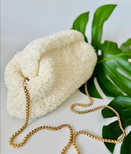 Costom แฮนด์เมดคุณภาพสูงโครเชต์ Raffia กระเป๋าคลัทช์กระเป๋าสานมือถุงฟาง - Product Image 1