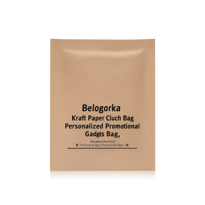 Borsa Clutch in Carta Kraft Belogorka, Gadget Promozionale Personalizzato, Sacchetto di Carta - Product Image 3
