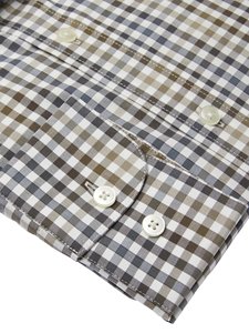 Chemise en flanelle pour homme 100% coton Col montant Printemps Tissu sur mesure Certifié CE Ignifuge Respirant Course automobile - Product Image 2