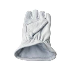 Guantes Past Master Blue Lodge de cuero blanco con emblema de regulación de California negro 2025 Masonic Regalia Freemasons Guantes OEM - Product Image 3