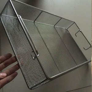 Cestas de malla de alambre duraderas 316 para esterilización manual de instrumentos quirúrgicos, médicos y dentales de clínica - Product Image 6