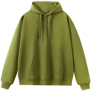 เสื้อฮู้ดพรีเมียมผ้าฟลีซแบบสวม Unisex ดีไซน์ 2 in 1 น้ำหนักผ้า 320 กรัม ปิดด้วยซิป มีกระเป๋าข้าง  รับสกรีนโลโก้ด้านหน้า/หลัง - Product Image 5