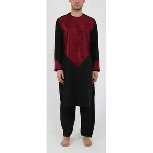 מפעל הסיטונאי עשוי גברים אפגאני שאלוואר kameez הנמכר ביותר גברים שמלה